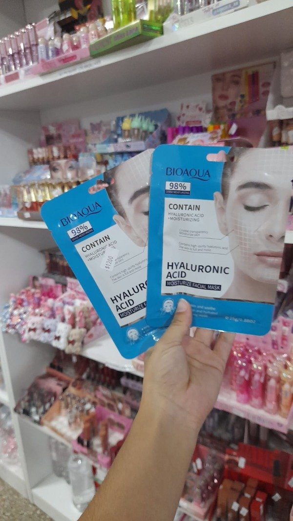 Producto - Mascarilla con ácido hialuronico BIOAQUA