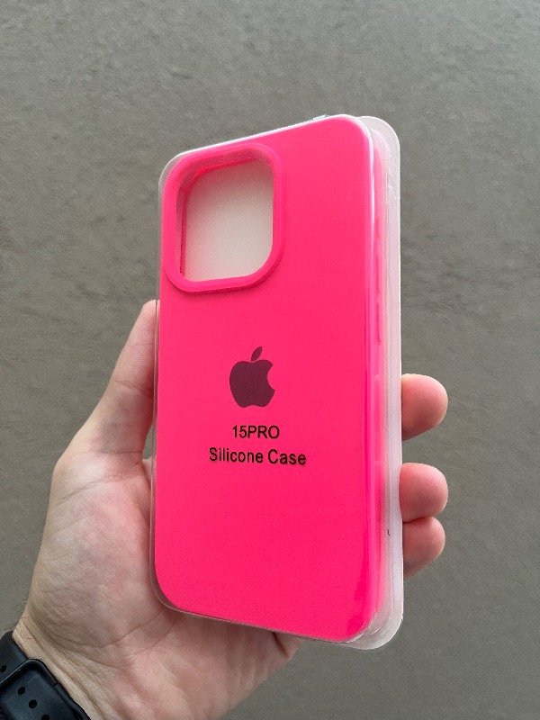 Producto - Silicone 15 pro Rosa fluor