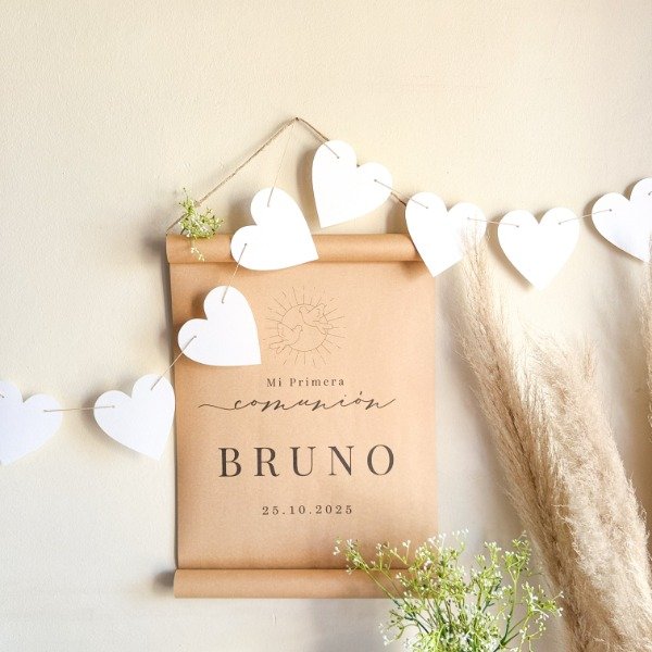 Producto - Guirnalda Corazones Blancos