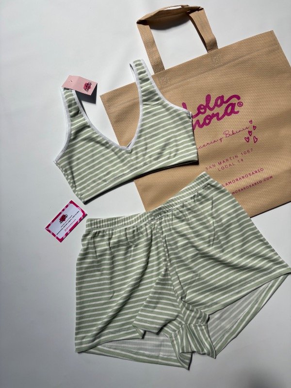 Producto - PIJAMA GEMMA VERDE - 5