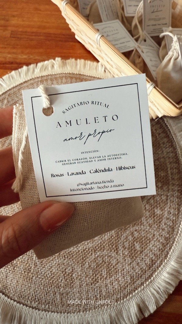 Producto - Amuleto herbal - Amor Propio