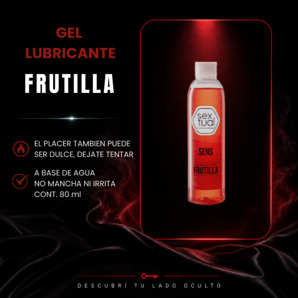 Producto - Gel Sabor frutilla Sextual
