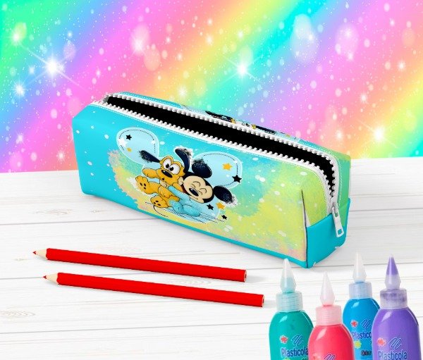 Producto - CARTUCHERA TUBO MICKEY BEBE CELESTE