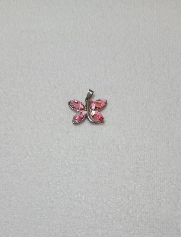 Producto - DIJE MARIPOSA CON PIEDRAS NATURALES A.Q