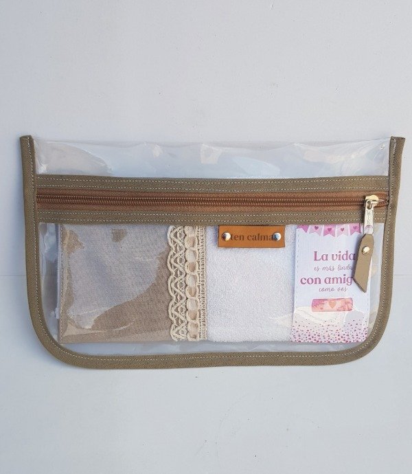 Producto - NECESER TOALLA BEIGE