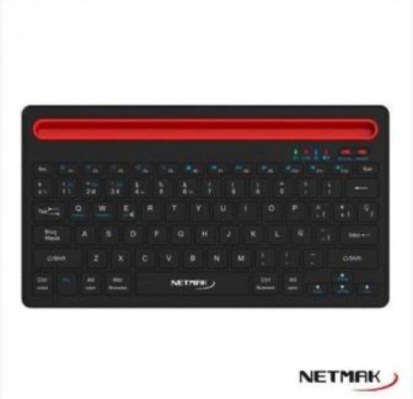 Producto - Teclado recargable con bluetooth netmak