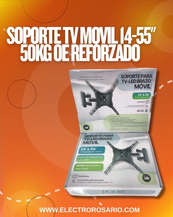 Producto - SOPORTE TV MOVIL 14-55" 50KG OE REFORZADO - - -