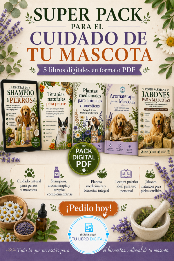 Producto - SUPER PACK PARA EL CUIDADO NATURAL DE TU MASCOTA - 0