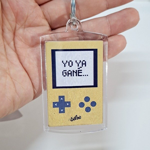 Producto - Llavero - Yo ya gané - Amarillo