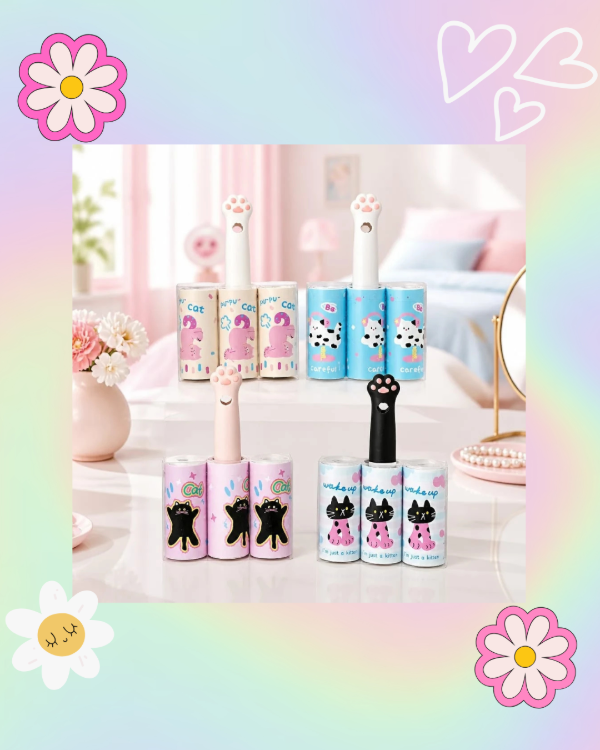 Producto - Set Saca Pelusa + Dos Repuestos Huellita - 0