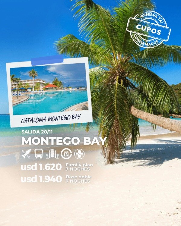 Producto - MONTEGO BAY EN NOVIEMBRE