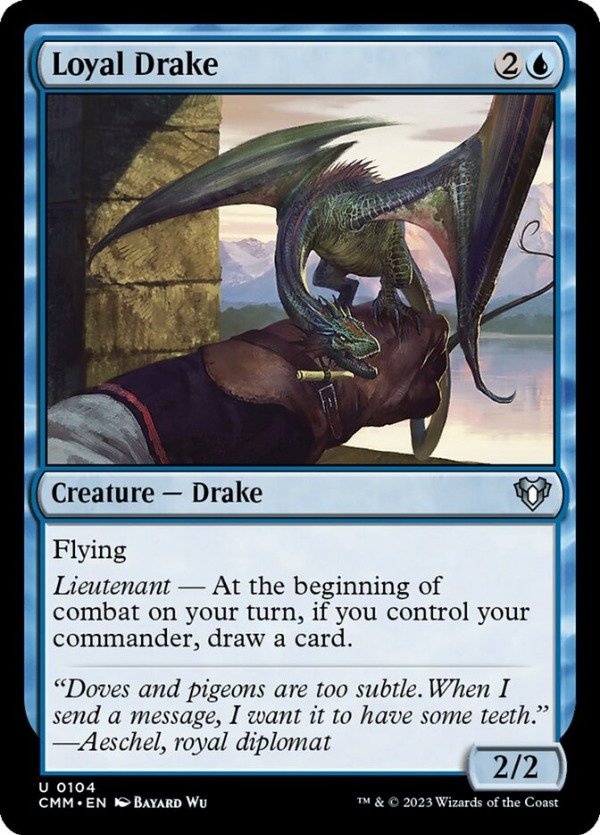 Producto - Loyal Drake #104  Commander Masters