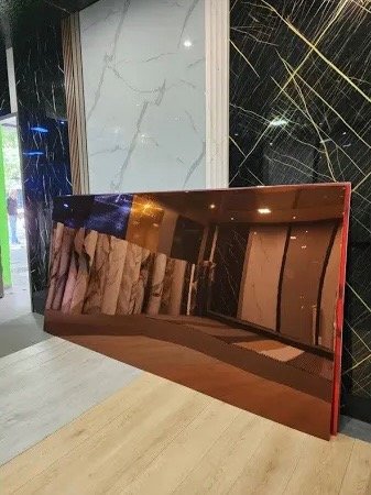 Producto - Placa Pvc Espejo Ocre 1.22 x 2.44 mt 5 mm