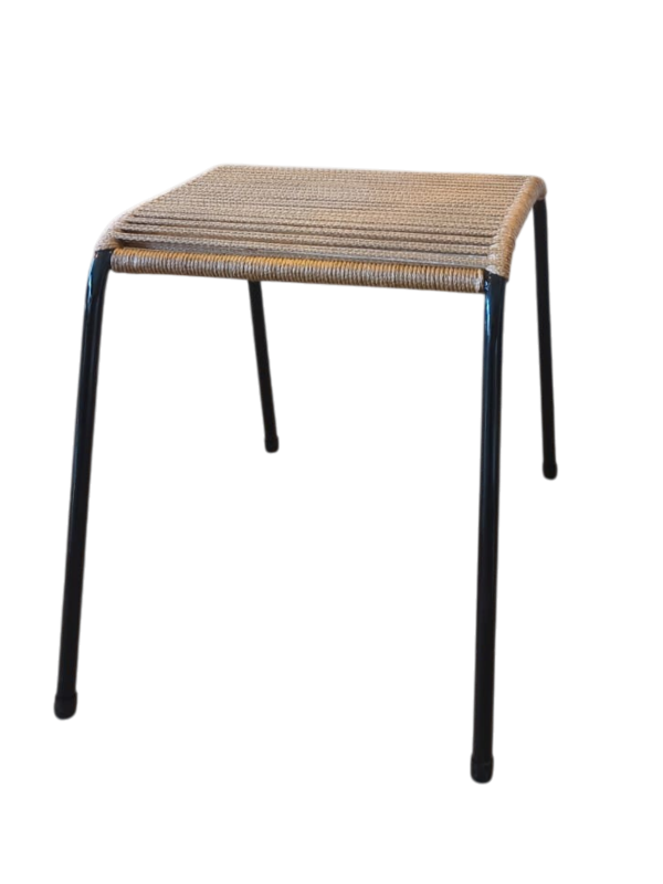 Producto - Banqueta Lima Apilable Tejida Estructura Caño