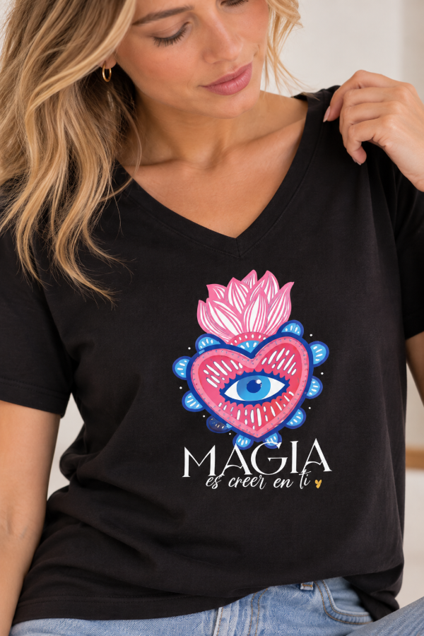Producto - Remera de Mujer Magia de Algodón Estampada - KRONE - 2