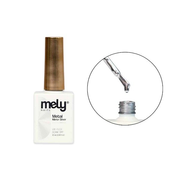 Producto - Esmalte Metal Silver Mirror Mely