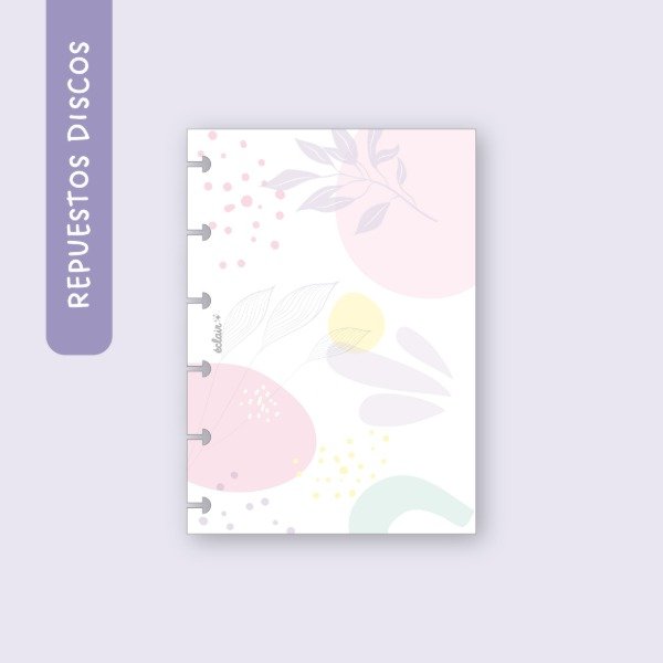 Producto - Repuesto 80 hojas A6 - Flores