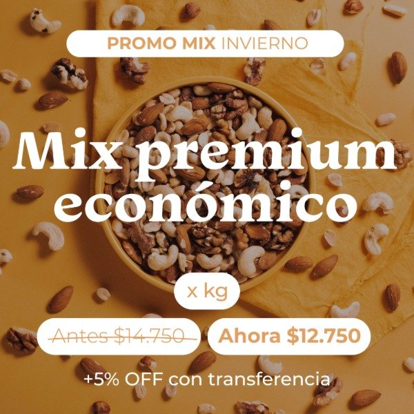 Producto - 1KG MIX PREMIUM ECONOMICO - PROMO MIX INVIERNO