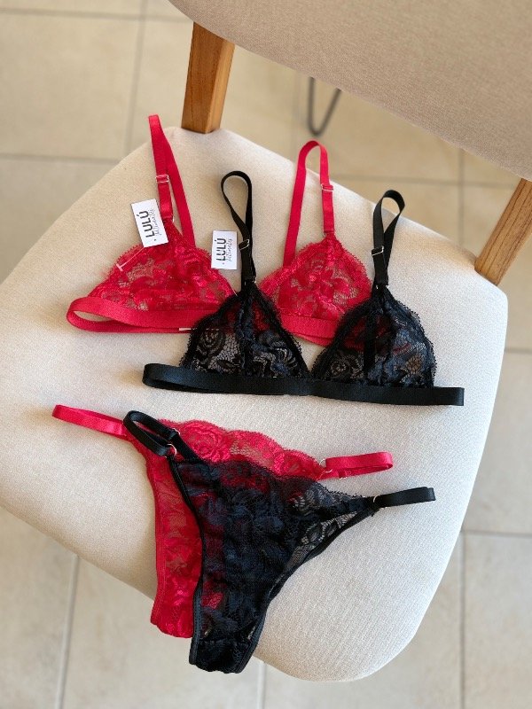 Producto - Cod. 640 - Conjunto de encaje sin relleno