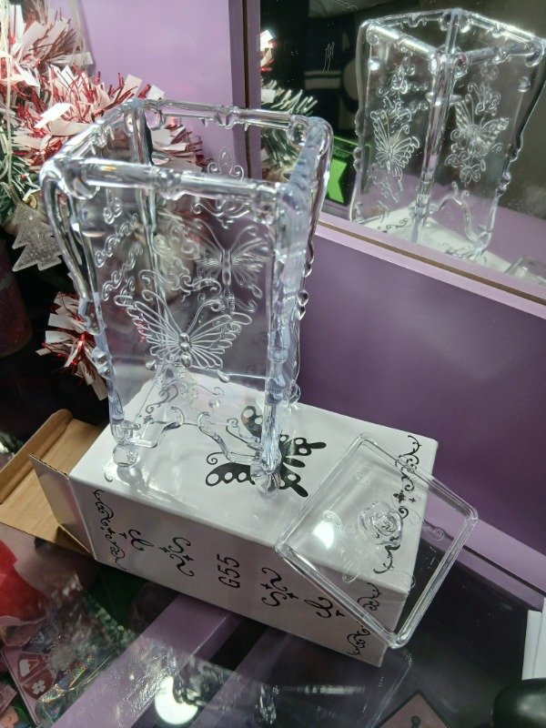 Producto - Porta wips transparentw mariposa