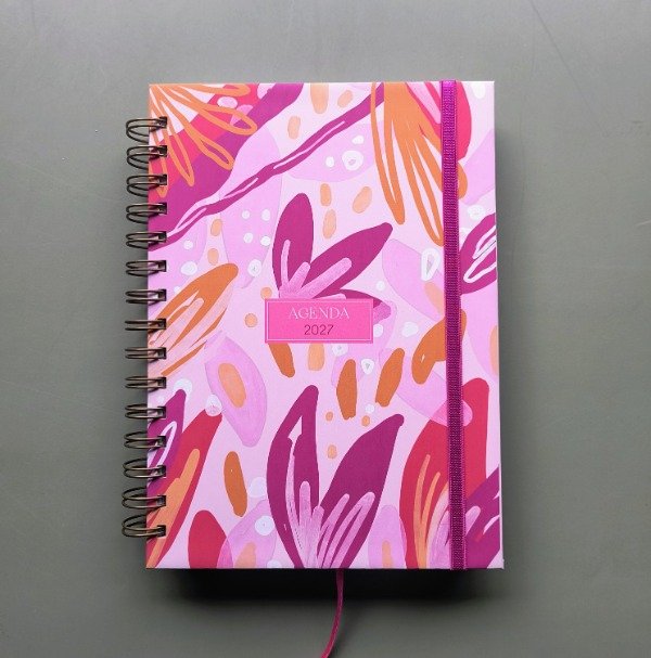 Producto - Agenda 2027 Semana a la Vista - Flora Rosa - 0