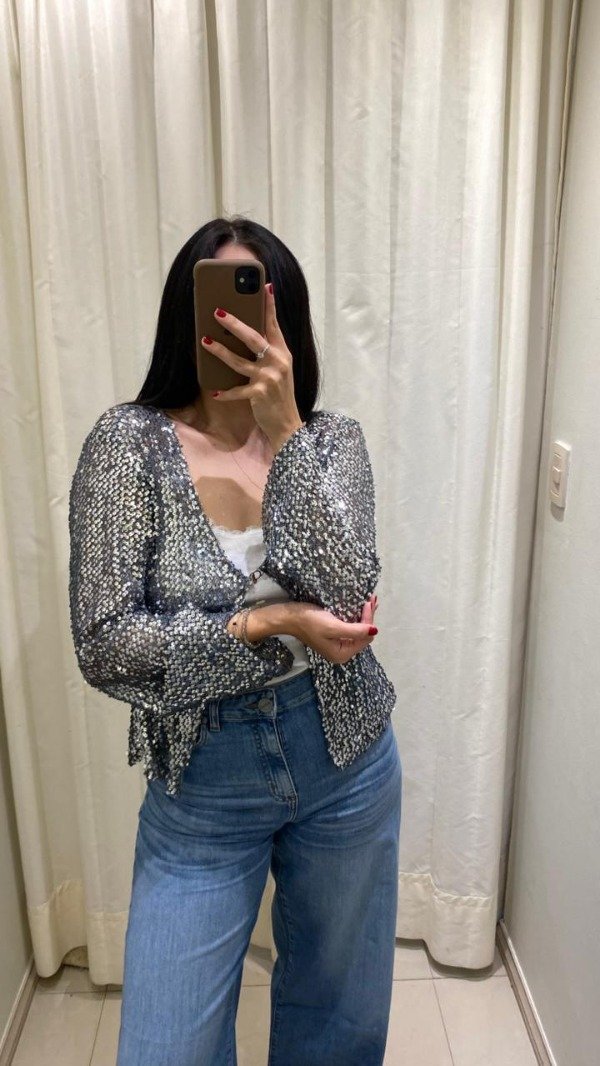 Producto - BLUSA LENTEJUELAS CON MONOGRAMA