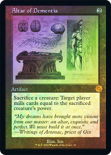 Producto - Altar of Dementia (Retro Frame Foil)
