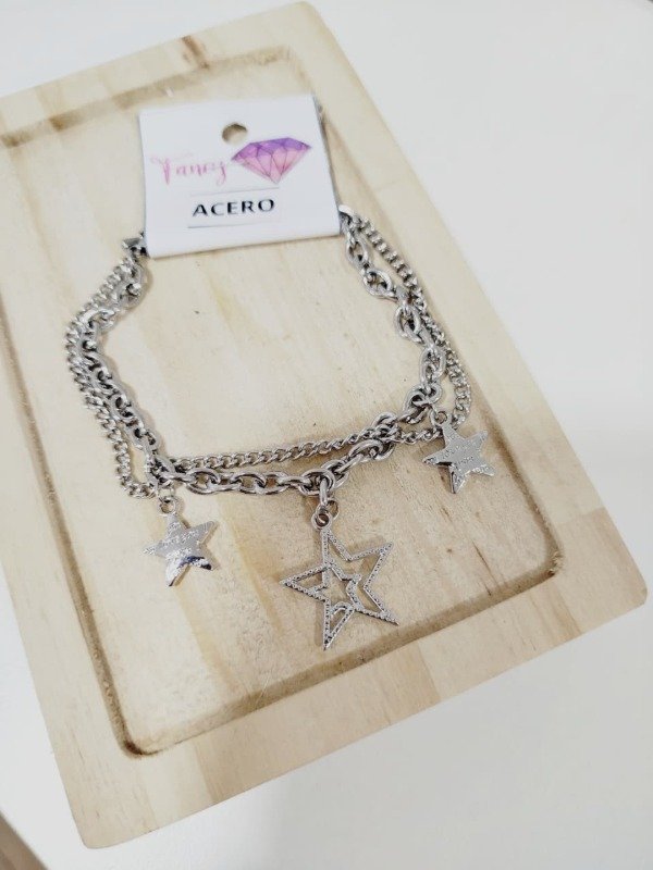 Producto - Pulsera doble estrellas