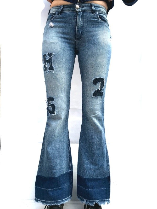 Producto - Oxford jeans elastizado Numbers and Letters - 2