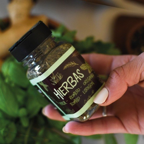 Producto - TOQUE MIX Hierbas, Perejil, Romero, Orégano, Tomillo y Estragón.