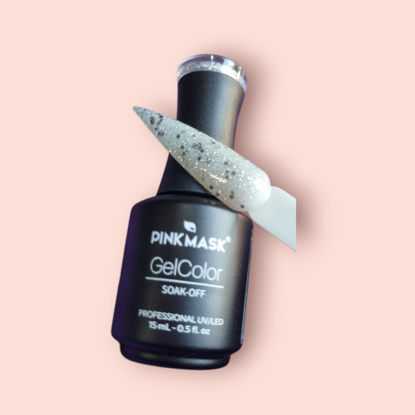 Producto - SEMI GLITTER PINK MASK 633