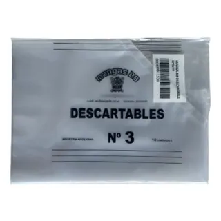 Producto - Manga Descartable N.3 X10