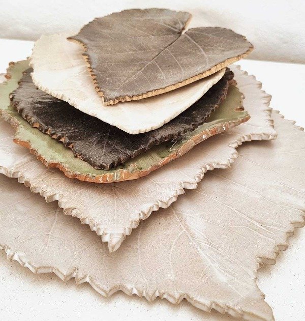 Producto - Platos hojas, varios tamaños y colores