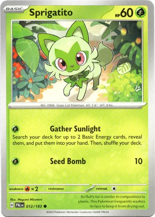 Producto - Sprigatito - 012/193 - Paldea Evolved