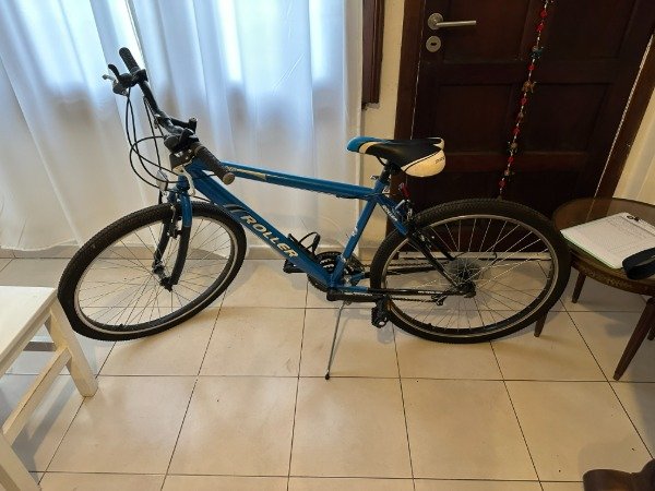 Producto - BICICLETA R26 ROLLER CLIMBER 150 AZUL CON CASCO VAIRO S/M #11640