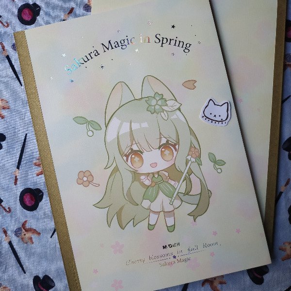 Producto - Cuaderno Sakura verde