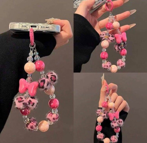 Producto - Mini correa print pink