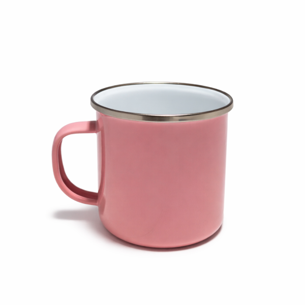 Producto - Jarrito Rosa Claro Enlozado Importado