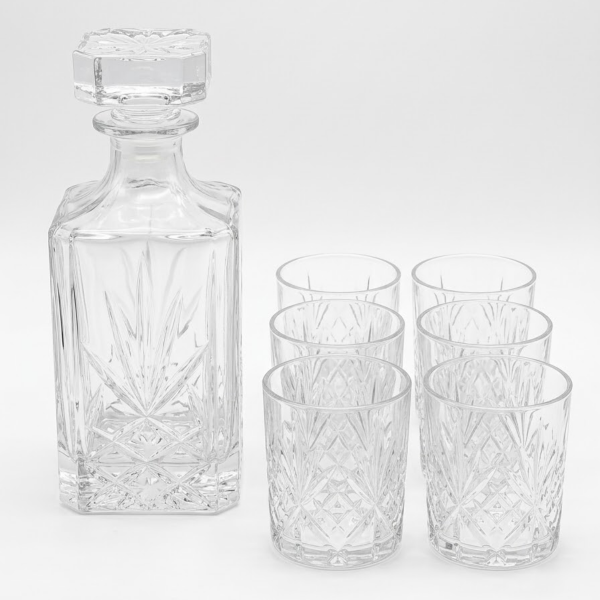 Producto - Set de Degustación Luxury: Decantador + 6 Vasos Whisky - 4