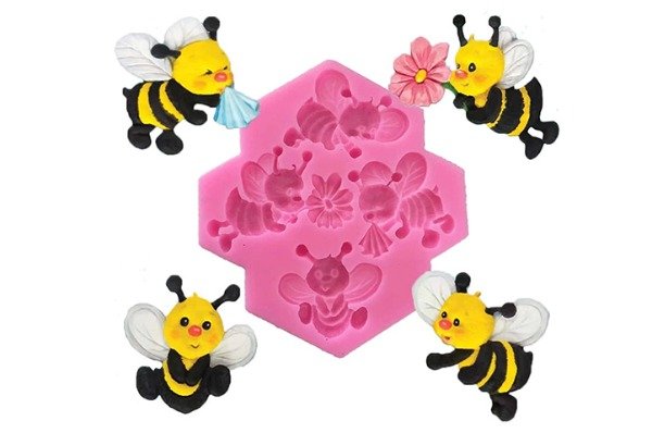 Producto - MOLDE ABEJAS X4 ANIMADAS