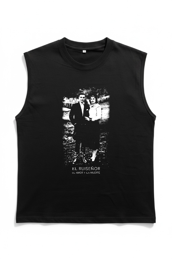 Producto - Remera Sin Mangas Negra - El Ruiseñor