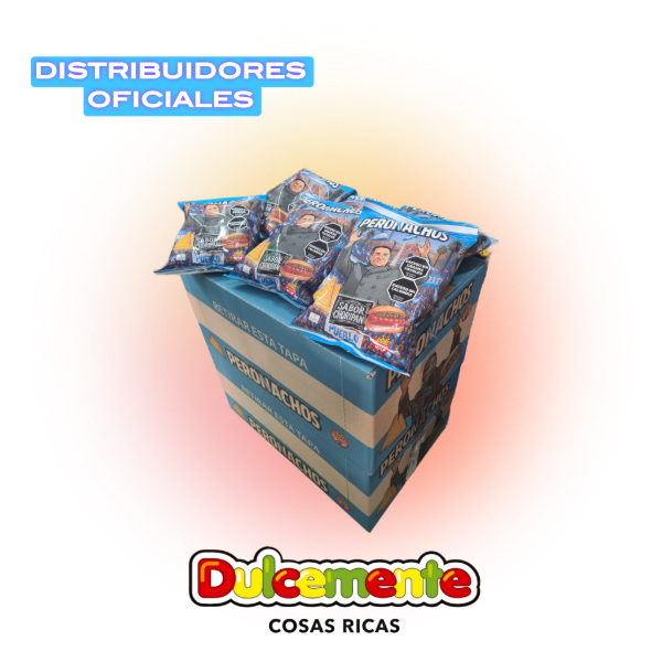 Producto - Caja de Peronachos - Nachos sabor choripán