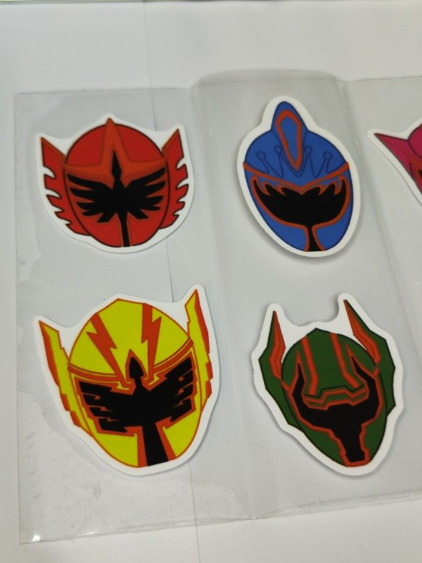 Producto - Pack Stickers / Power Rangers Lote N4 5 cm - 2