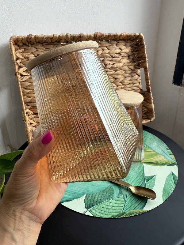 Producto - Frasco vidrio ámbar triangular