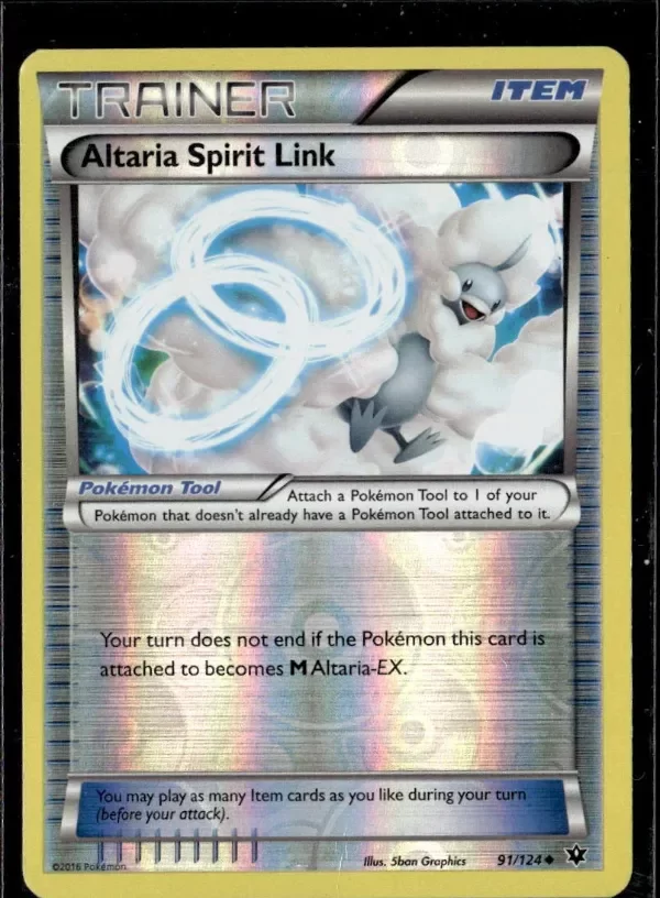 Producto - Pokemon Altaria Spirit Link 91/124 Fates Collide Reverse Holo Uncommon 2