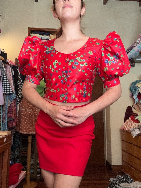 Producto - PRE-ORDER TOP ANTONIETA (TELA A ELECCION)