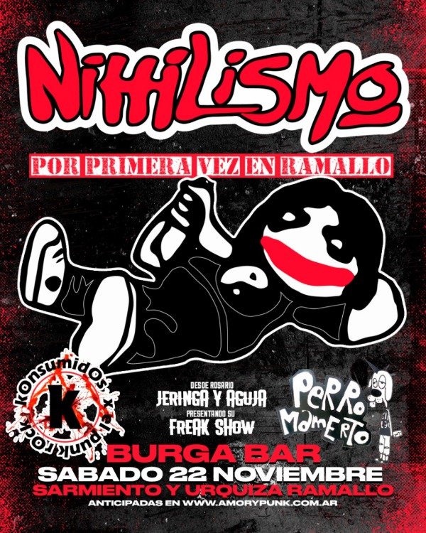 Producto - ENTRADA NIHILISMO EN RAMALLO 22.11