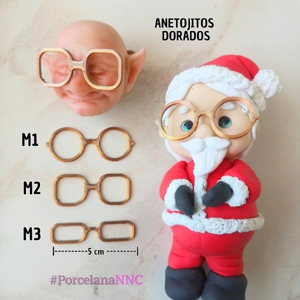 Producto - Anteojos Dorados 5cm x3