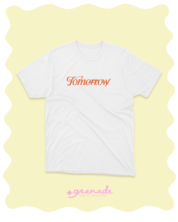 Remera "tomorrow" simple
