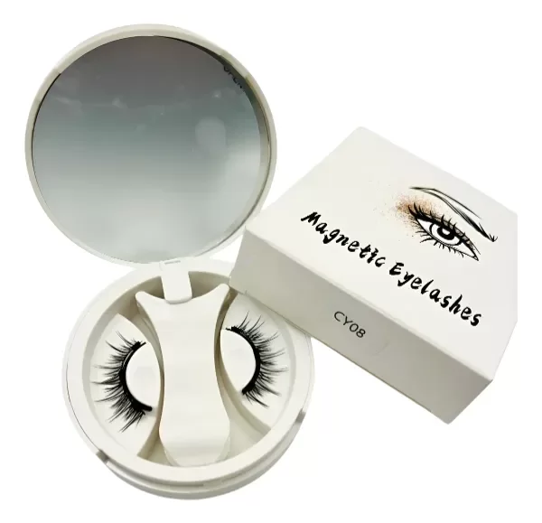 Producto - Pestañas postizas MAGNETICAS con estuche y pinzas - CY08